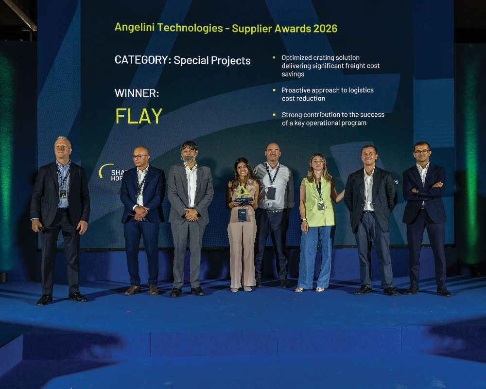Angelini Technologies Fameccanica premio Flay